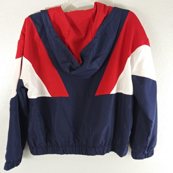 Red White and Blue Hooded Pullover - Picture 3 of 4
